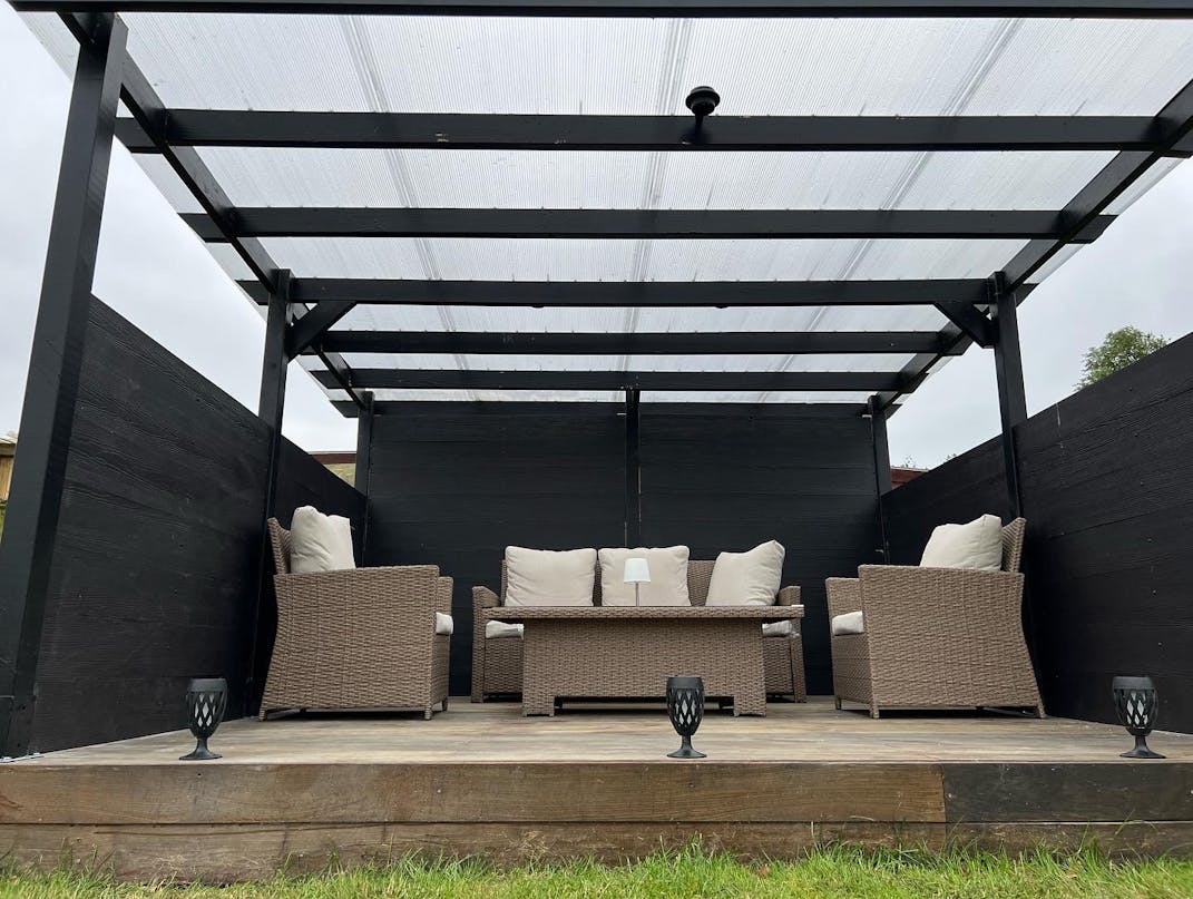 Fra sandkasse til overdækket terrasse Fra sandkasse til overdækket terrasse